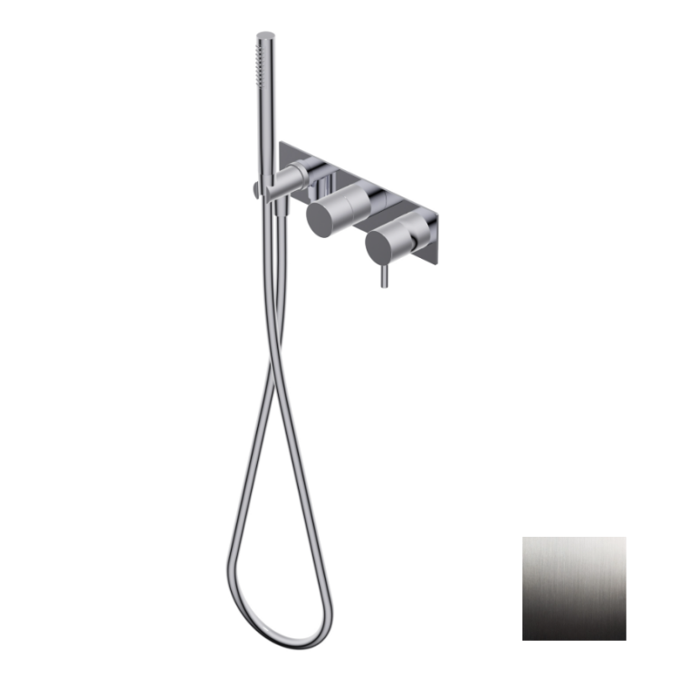 Смеситель для душа Ritmonio Diametro35 S, на 2/3 потребителя, Brushed Chrome (PR52GG101IX)