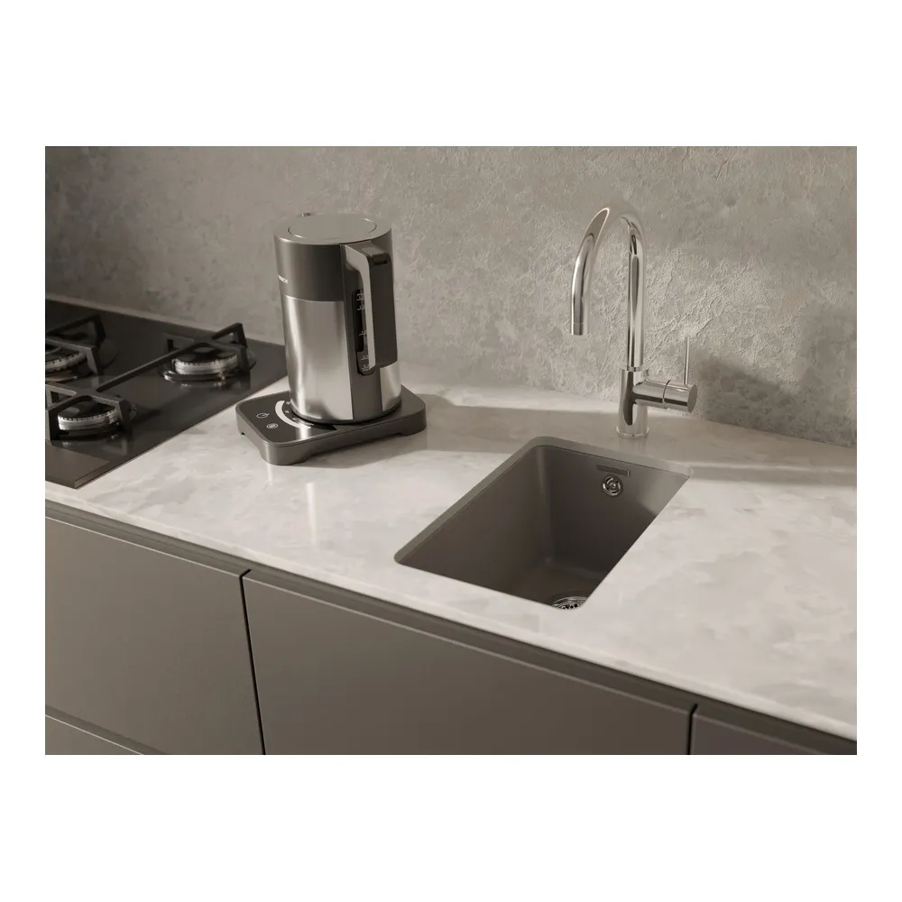 Кухонная мойка Rivelato BERKANA BK-25, серый металлик
