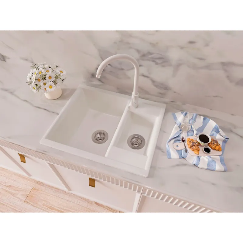 Кухонная мойка Dr. Gans АСТРА 25.065.D0620.401, белый