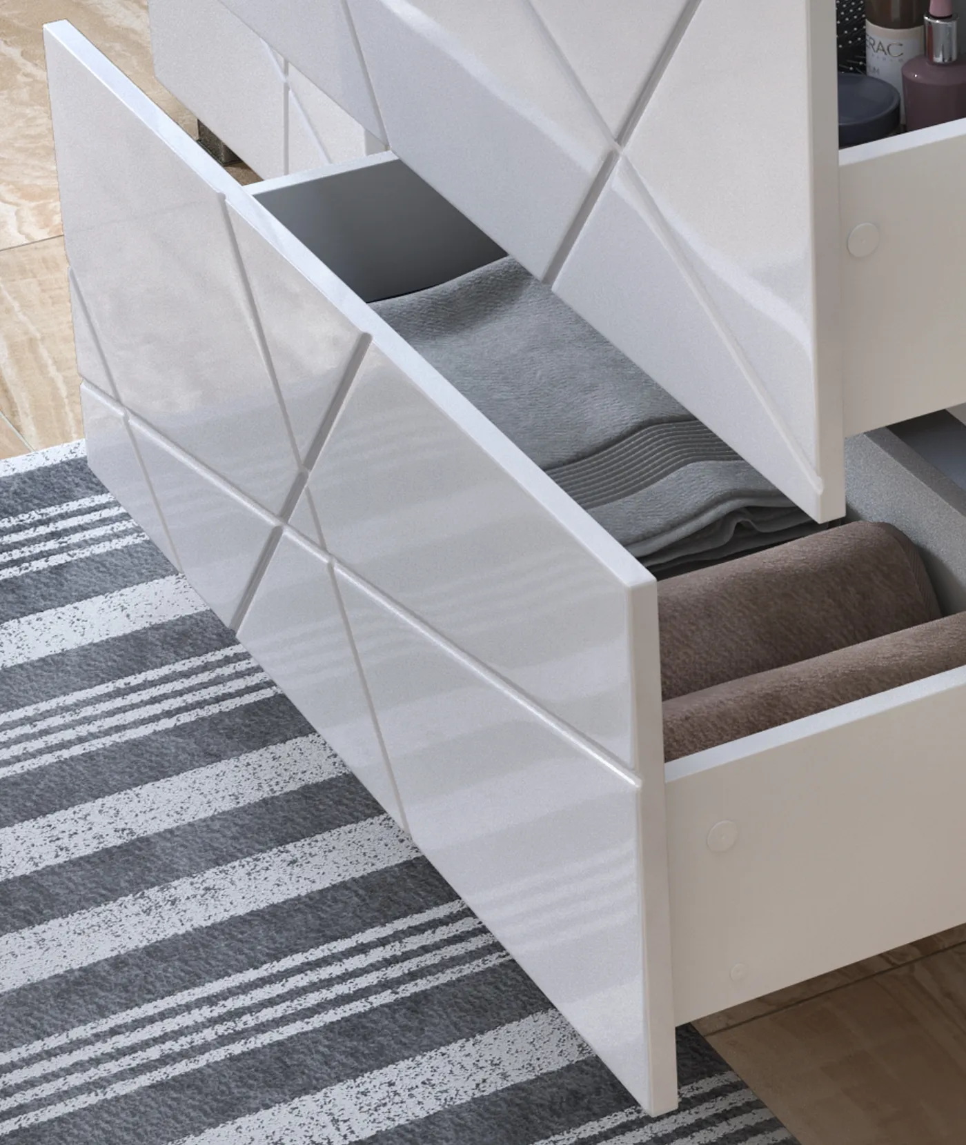 Тумба с раковиной напольная VIGO Geometry tn.bsf.GEO.FOS.60.2Y, 60 см