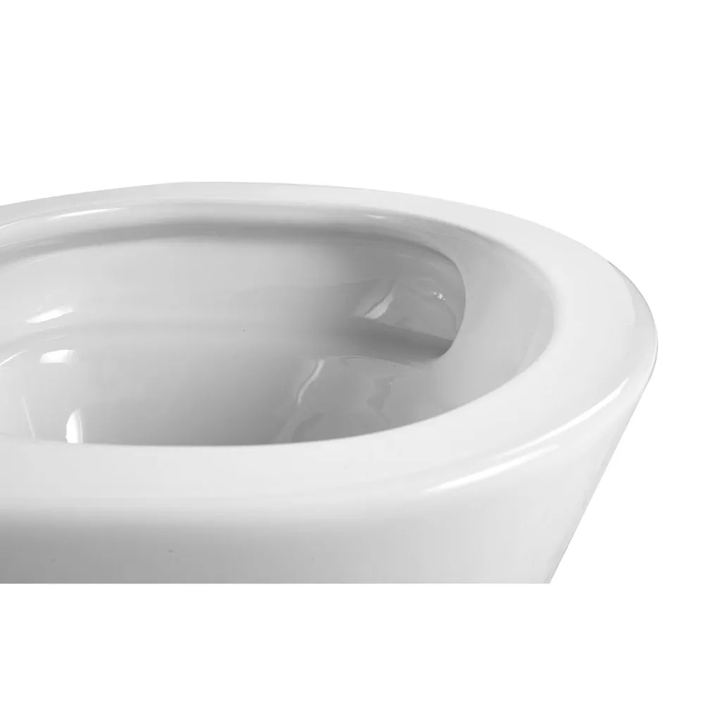 Унитаз-компакт подвесной AQUATEC ВЕГА TORNADO 490*360*320мм, тонкое сиденье с механизмом плавного закрывания, крепеж AQ1904T-00