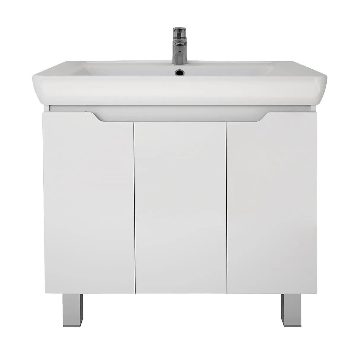 Тумба под раковину подвесная Dreja Q Plus (D) 80 см, белый