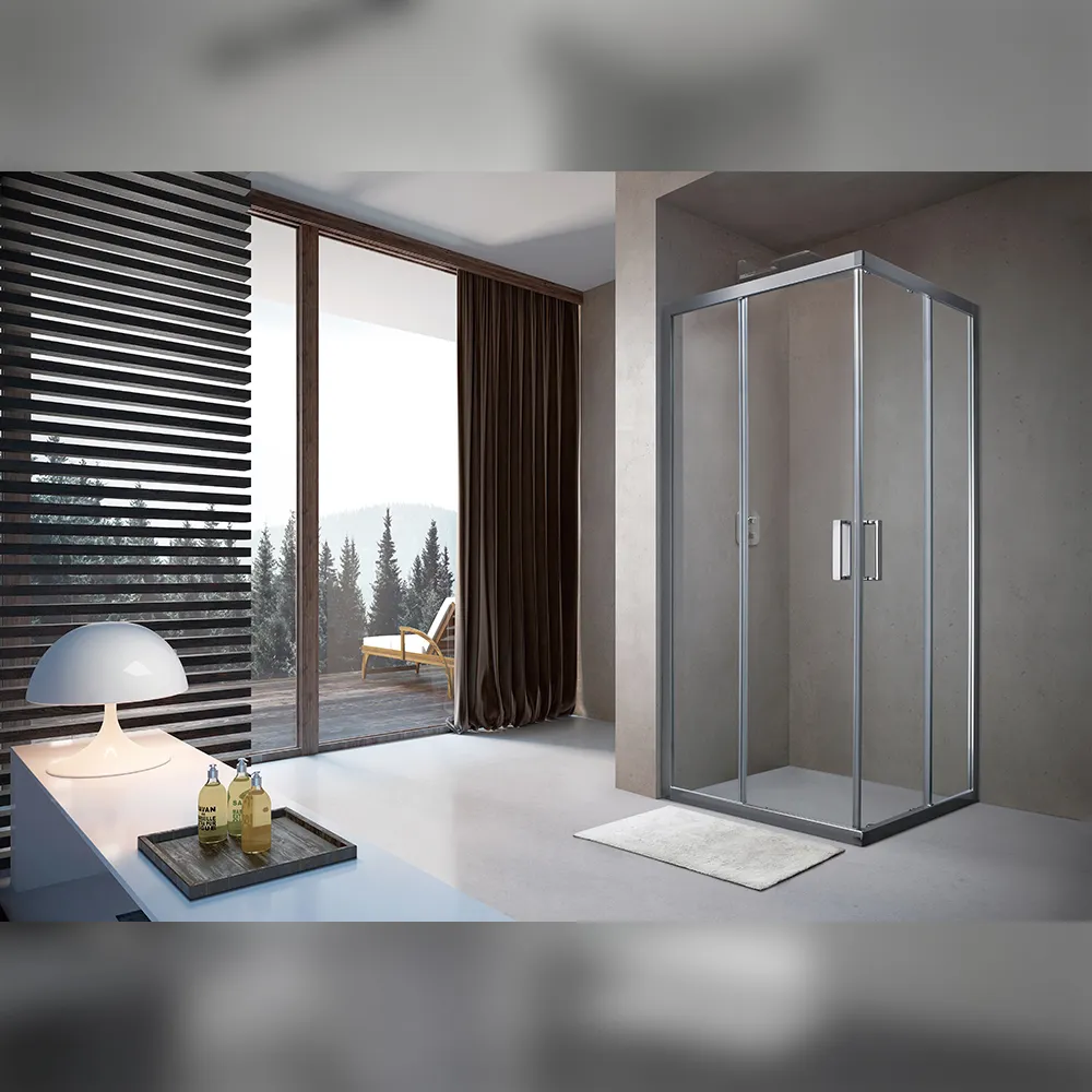 Душевой уголок Terminus Соренто квадрат 90х90х200, хром