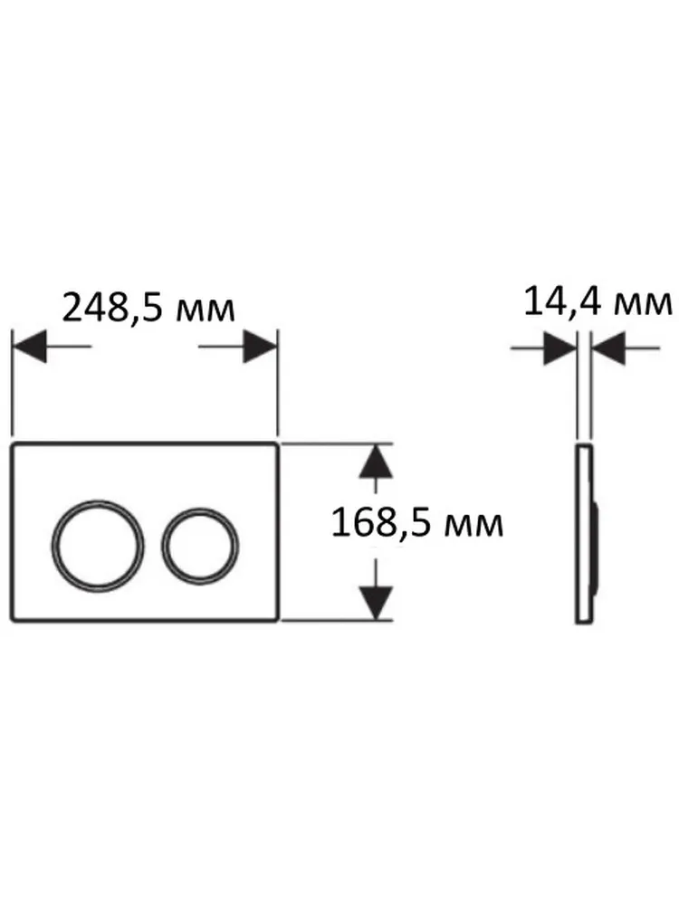 SET AQUATEK ГЕЛИОС-028 (рама AQUATEK Standard INS-0000012+клавиша KDI-0000028+кпереж KKI-0000002+унитаз AQ1993T-00 ГЕЛИОС + с тонким сиденьем sc