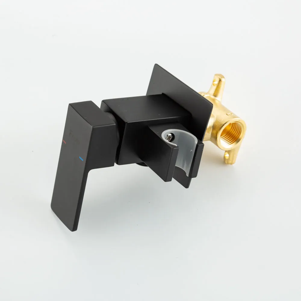 Гигиенический душ со смесителем FRAP F7591-26, черный