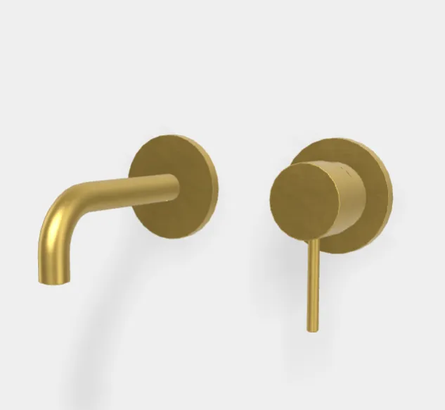 Смеситель для раковины Fima Carlo Frattini Spillo Up, золото брашированное (F3051WSX9OS)