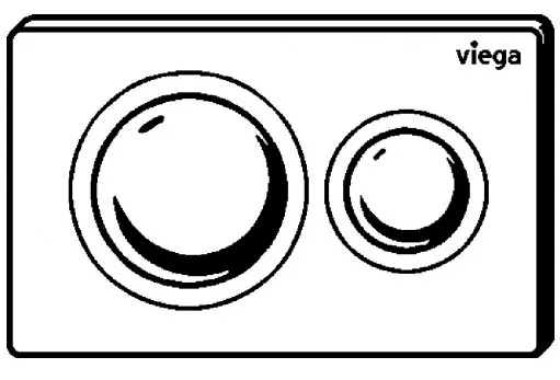 Смывная клавиша Viega Prevista Visign for Style (773786) хром матовый