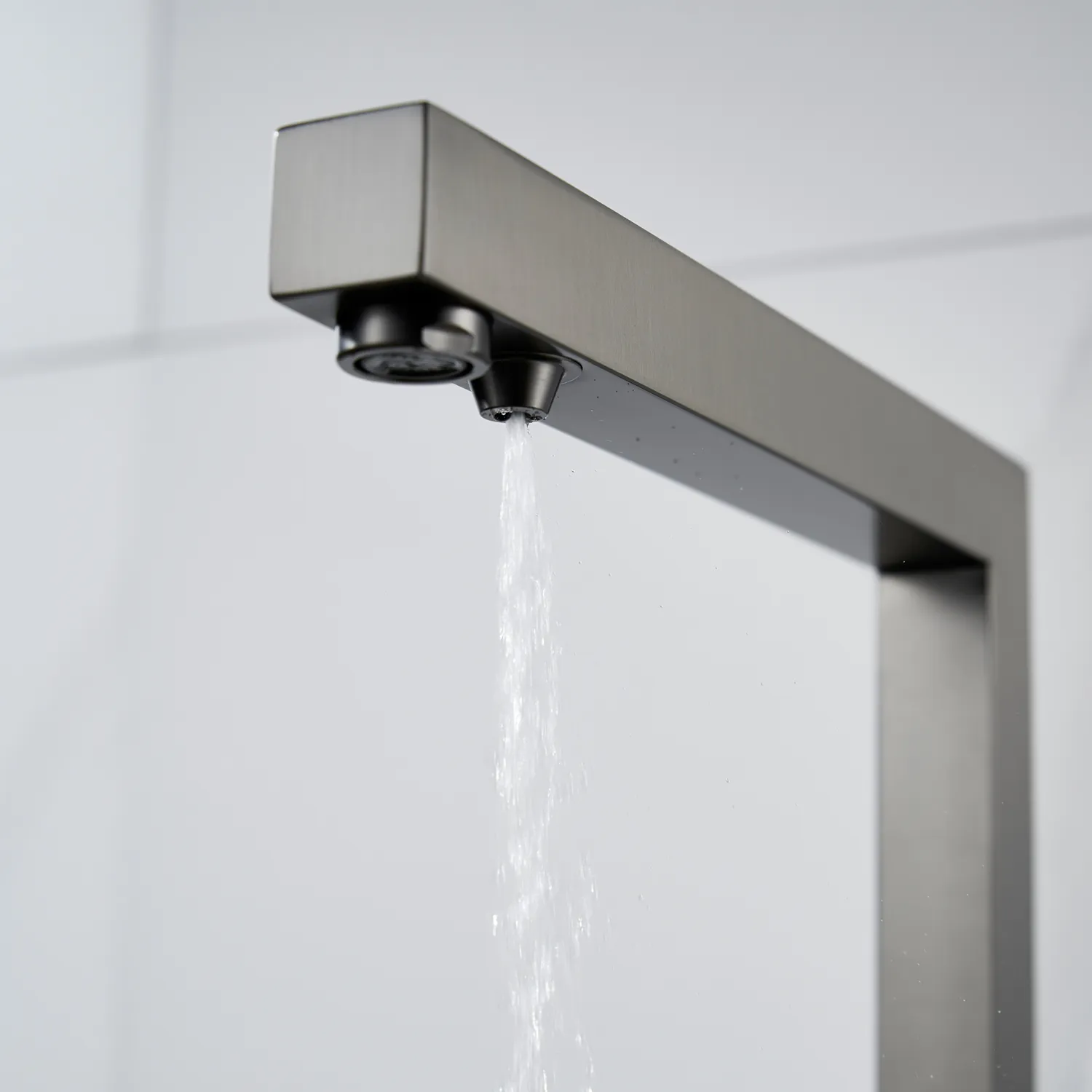 Смеситель для кухни с подключением фильтра Shevanik S148T, оружейная сталь