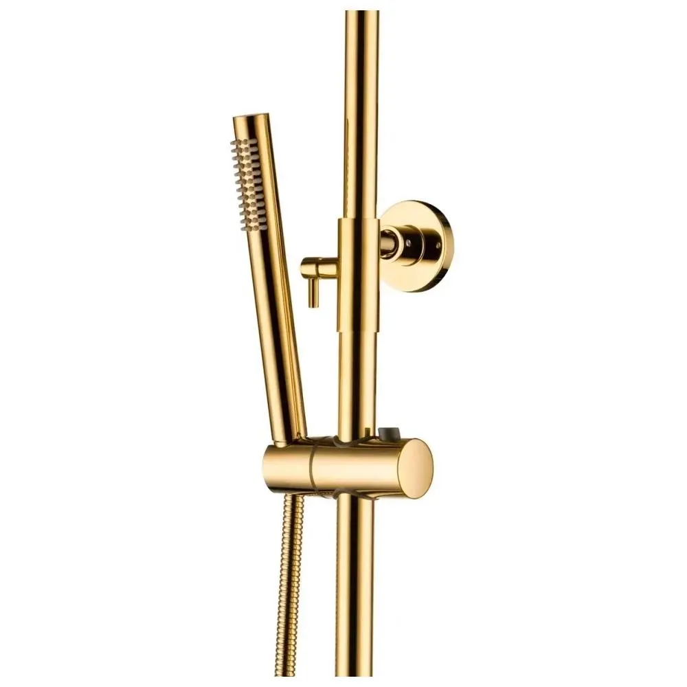 Душевая система с термостатом Grocenberg GB7005GO, золото