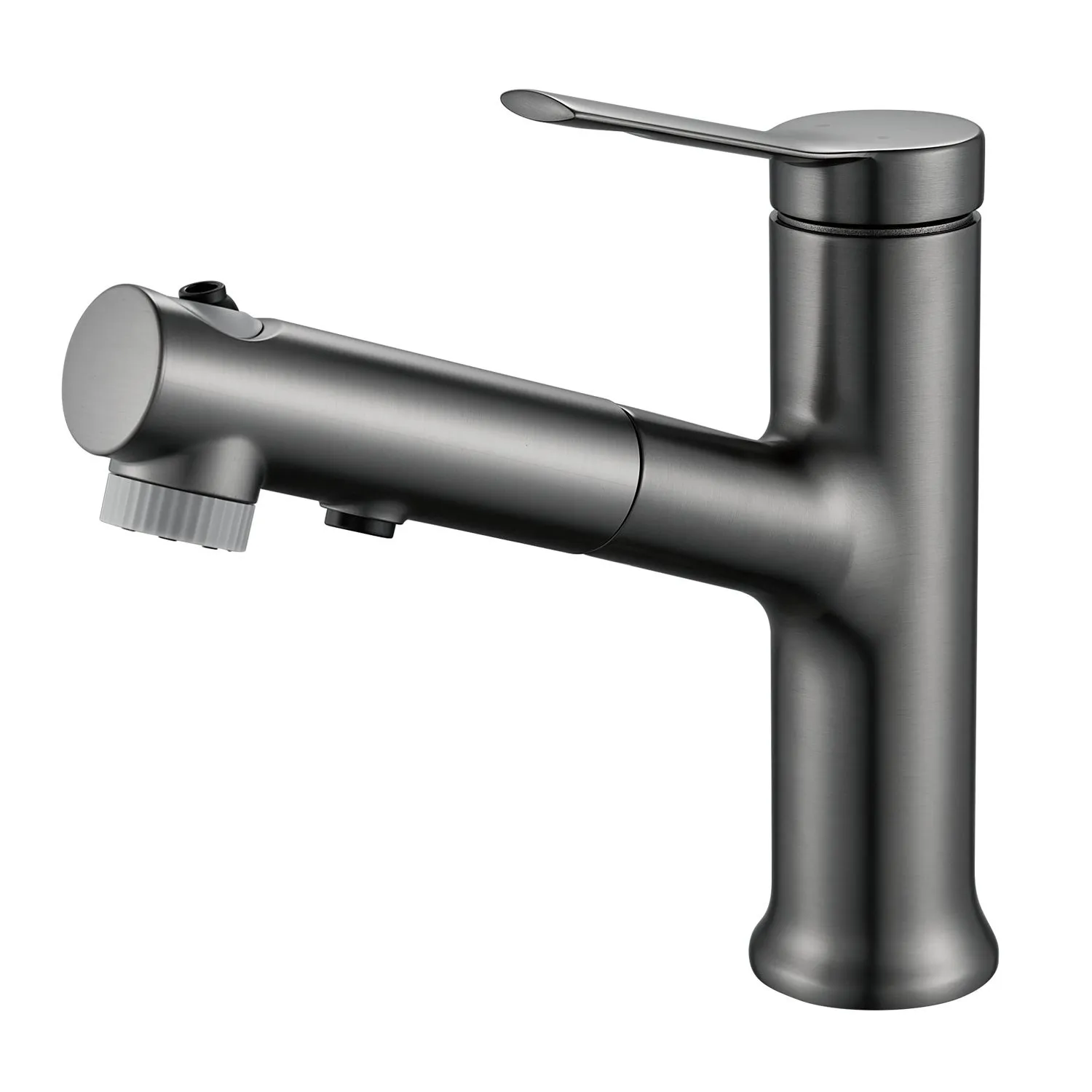 Смеситель для раковины многофункциональный Raffine F281T, оружейная сталь