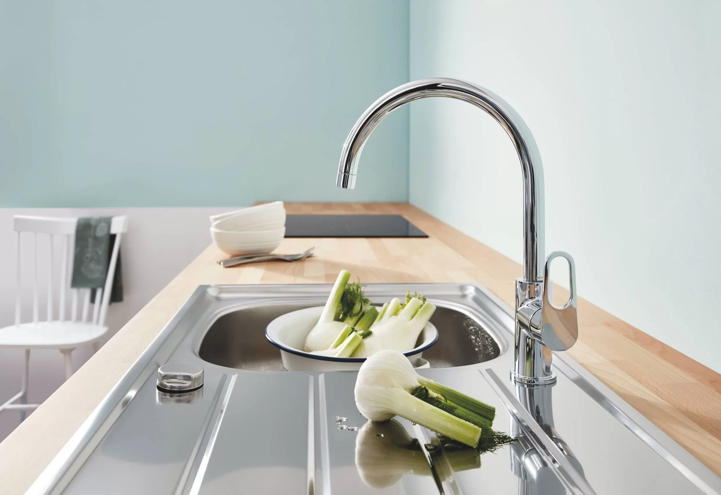 Смеситель для кухни GROHE BauFlow стандартный, хром (арт. 31538001)