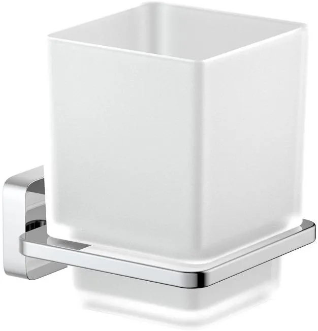 Стакан с держателем AQUATEK ЛИБРА, хром AQ4304CR