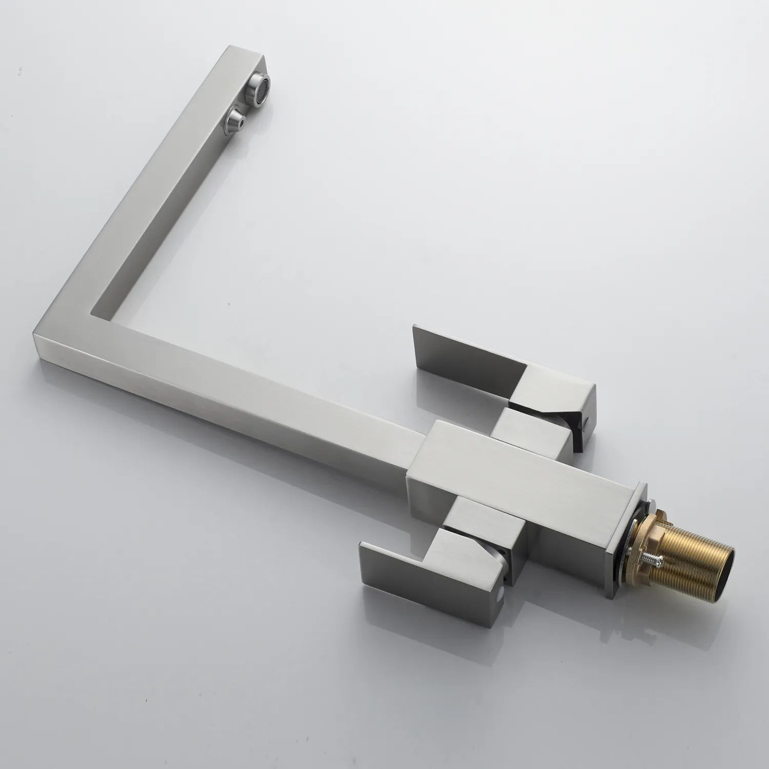 Смеситель для кухни с подключением фильтра Shevanik S148L, сатин