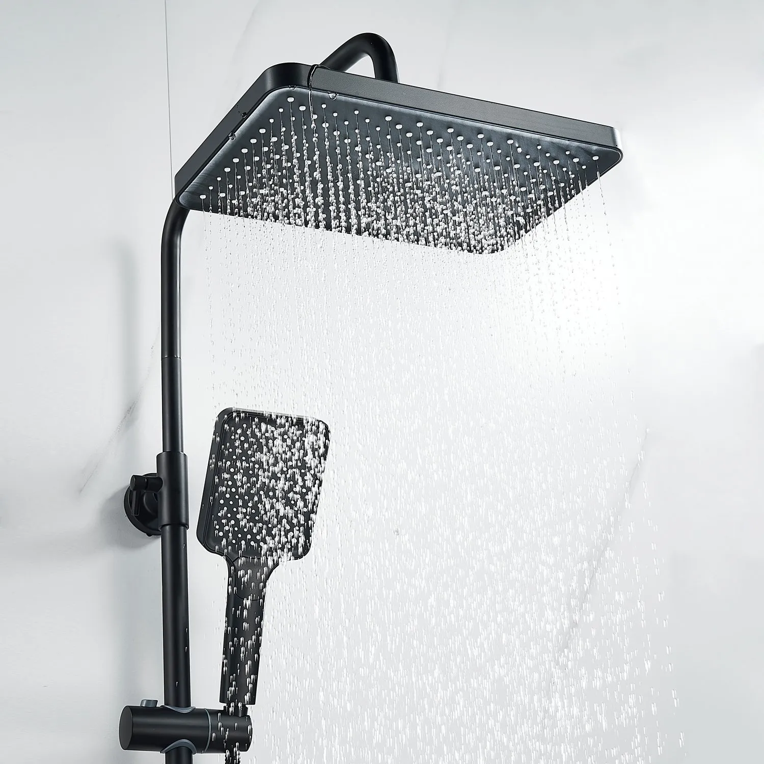 Душевая система Shevanik S9936H, черный