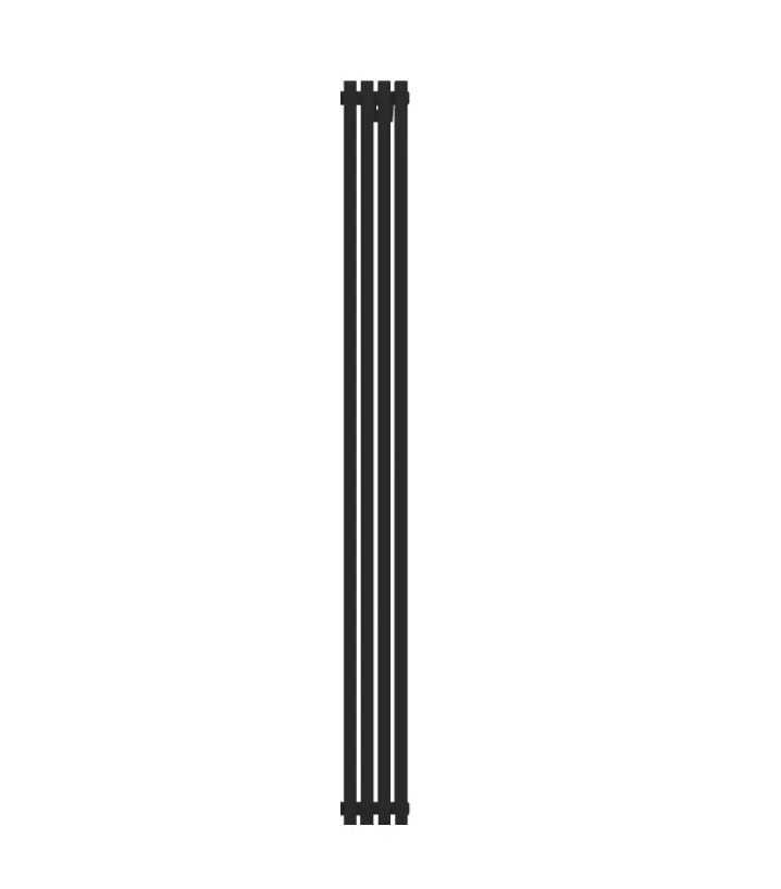 Радиатор КЗТО QUADRUM 30 V 1 1750-4 черный матовый муар, боковое подключение