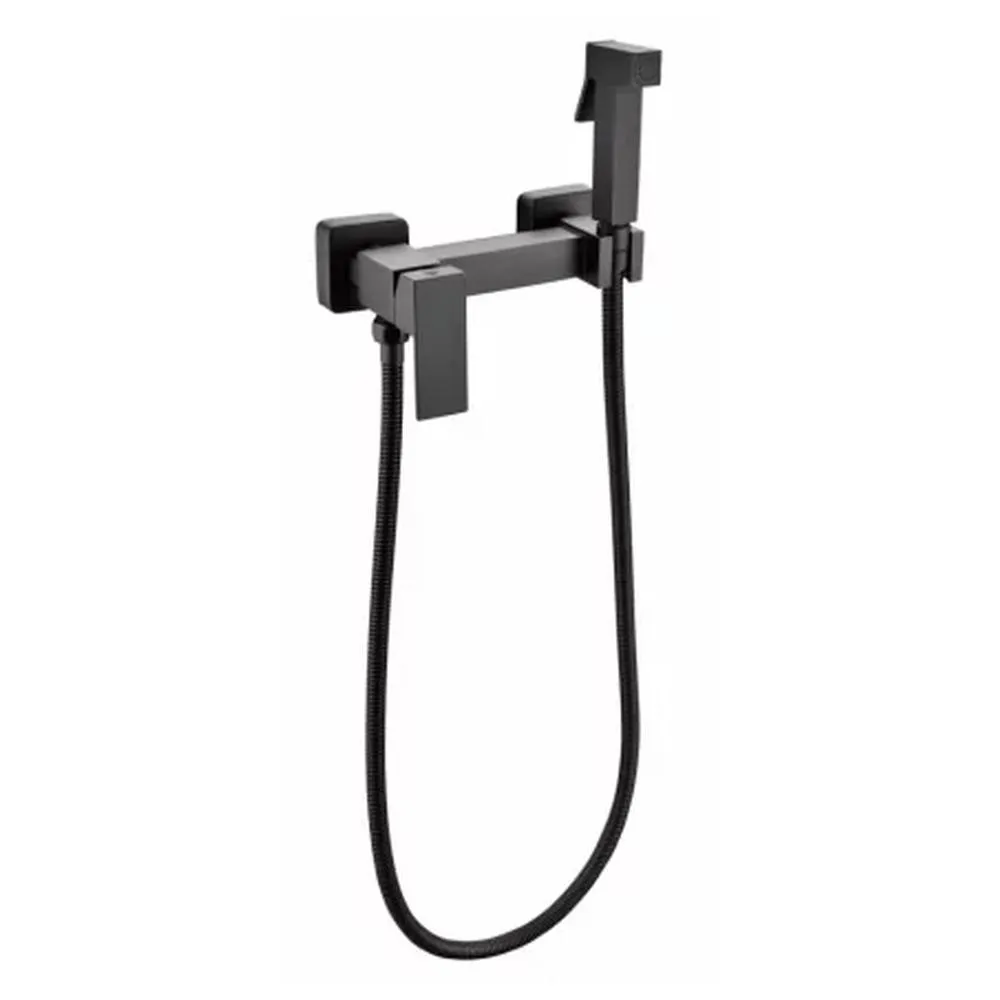 Гигиенический душ со смесителем Grocenberg GB101NBL, черный