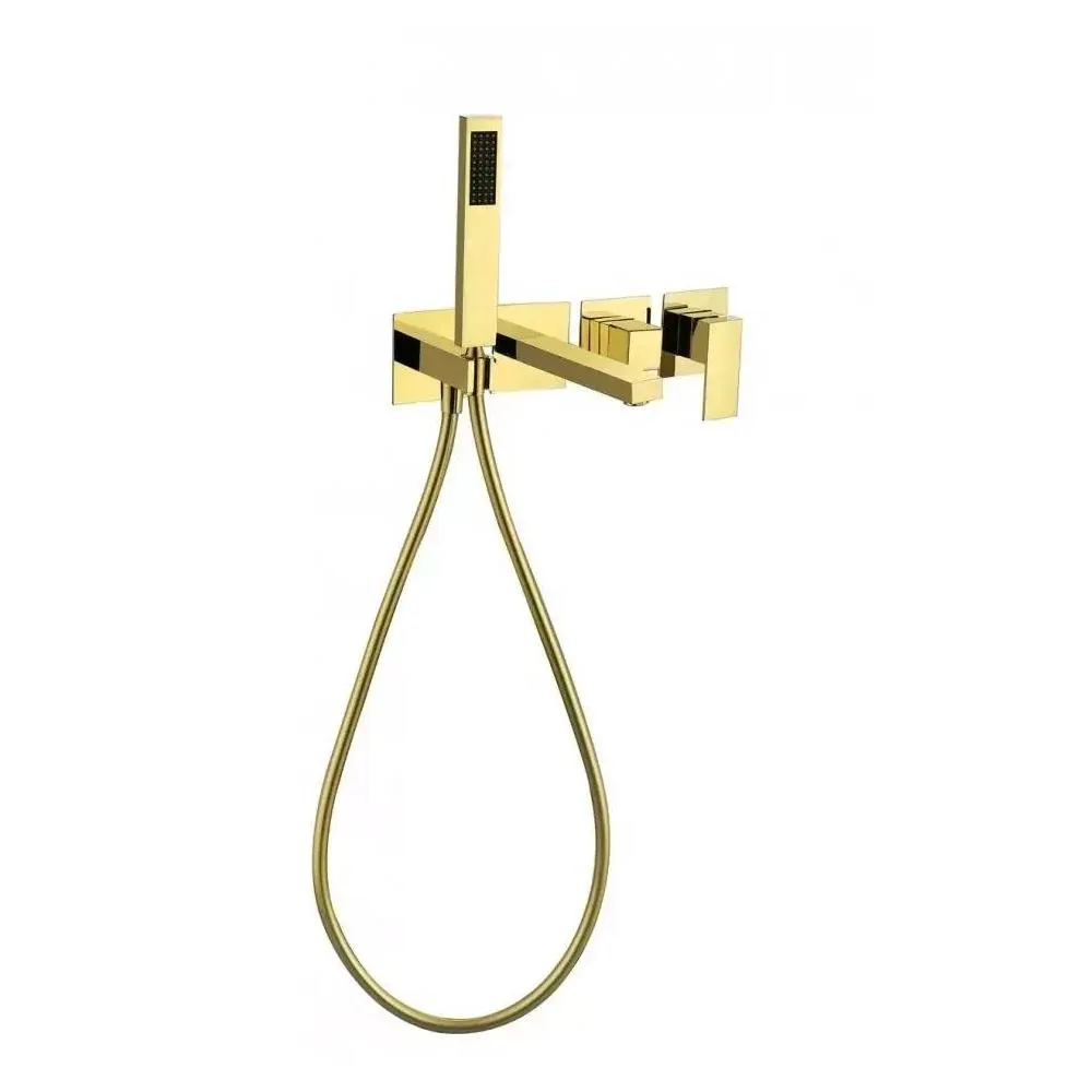 Смеситель для ванны встраиваемый Grocenberg GB5060GO, золото