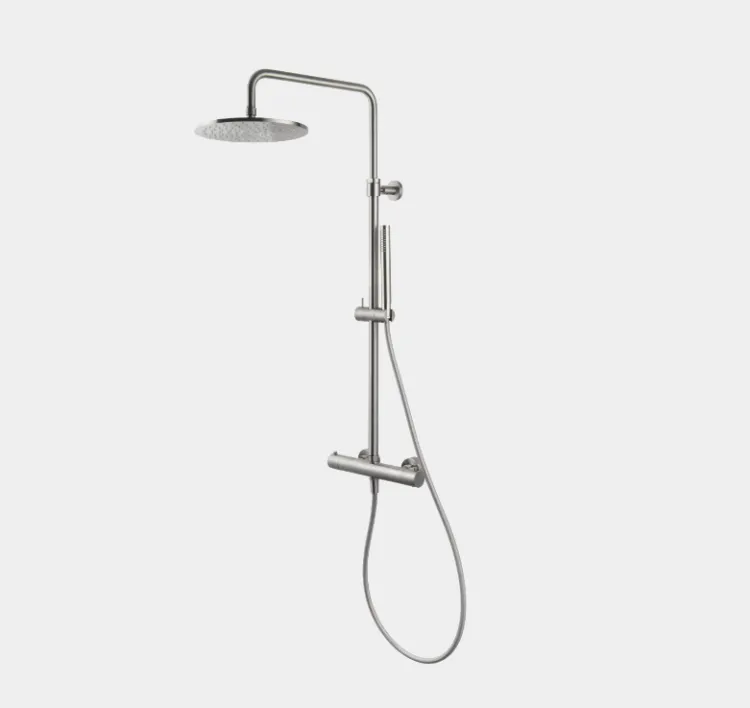 Смеситель для душа Fima Carlo Frattini Spillo Steel, на 1 потребитель, нержавеющая сталь (F4385/R25SINOX)