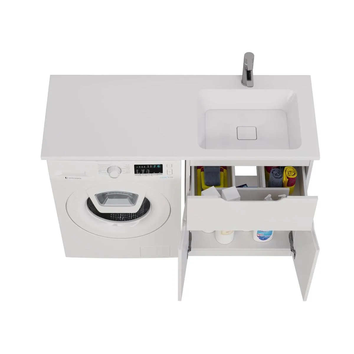 Тумба под раковину напольная Dreja Vega 60 см, белый