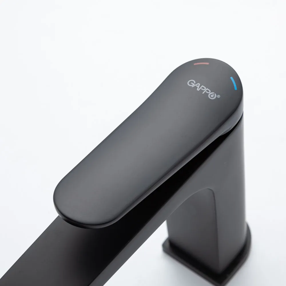 Смеситель для раковины Gappo G1010-6, черный