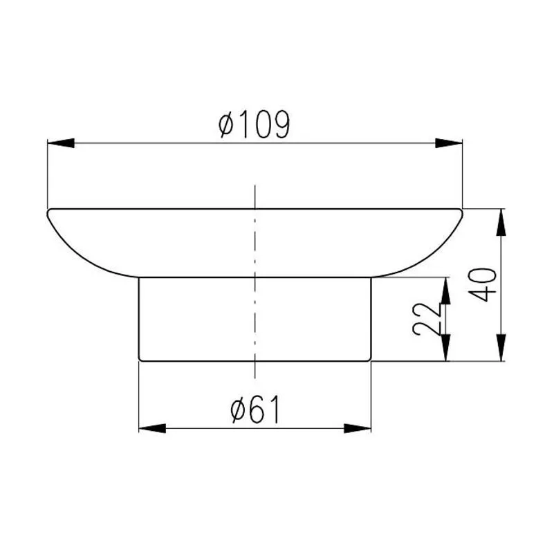 Мыльница Rav Slezak SKL002, белый