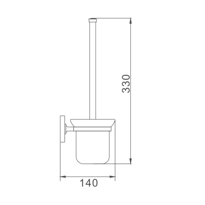 Ершик D-Lin D273700, хром