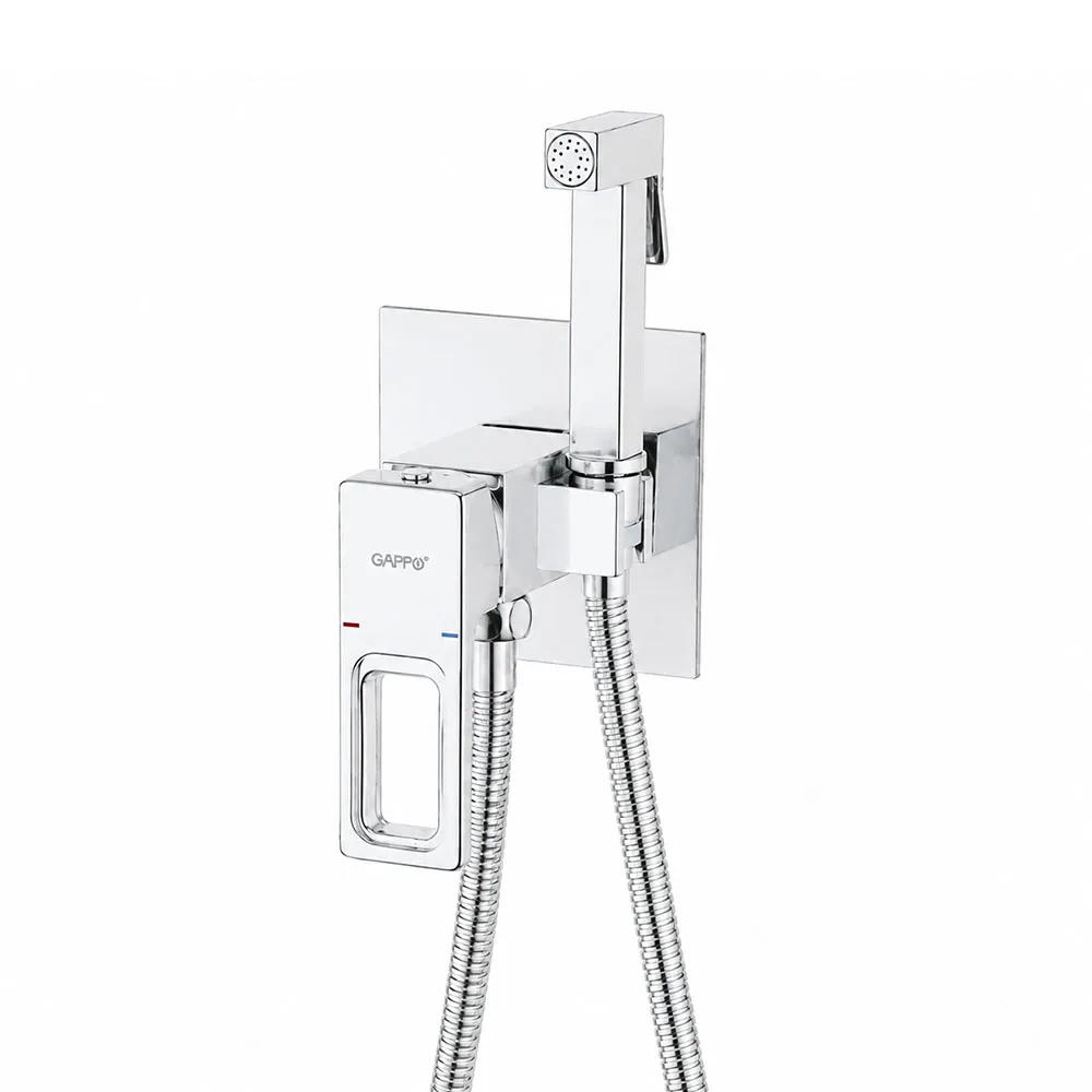 Гигиенический душ со смесителем GAPPO G7218, хром