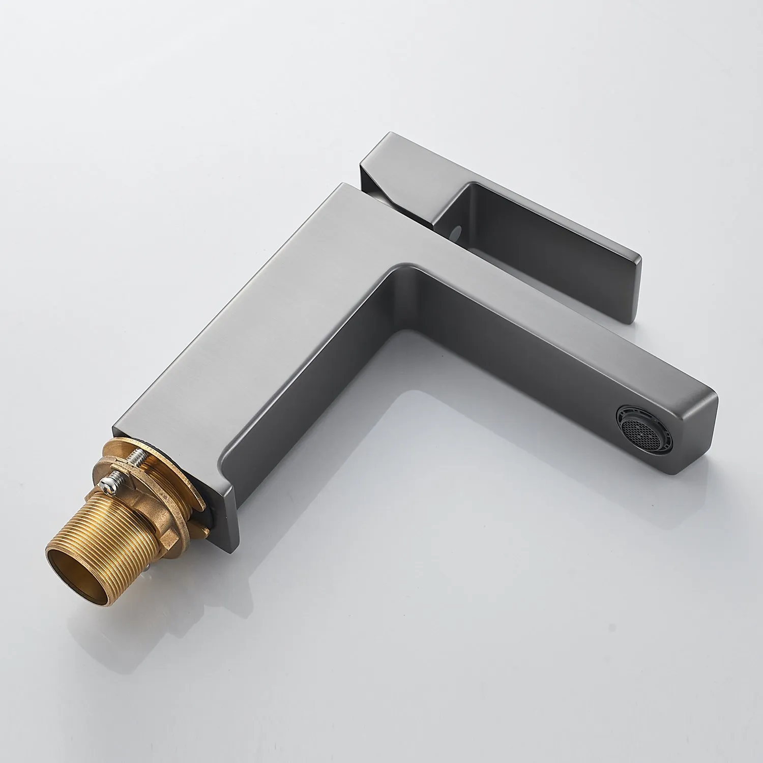 Смеситель для раковины Rose R1801T-1, оружейная сталь