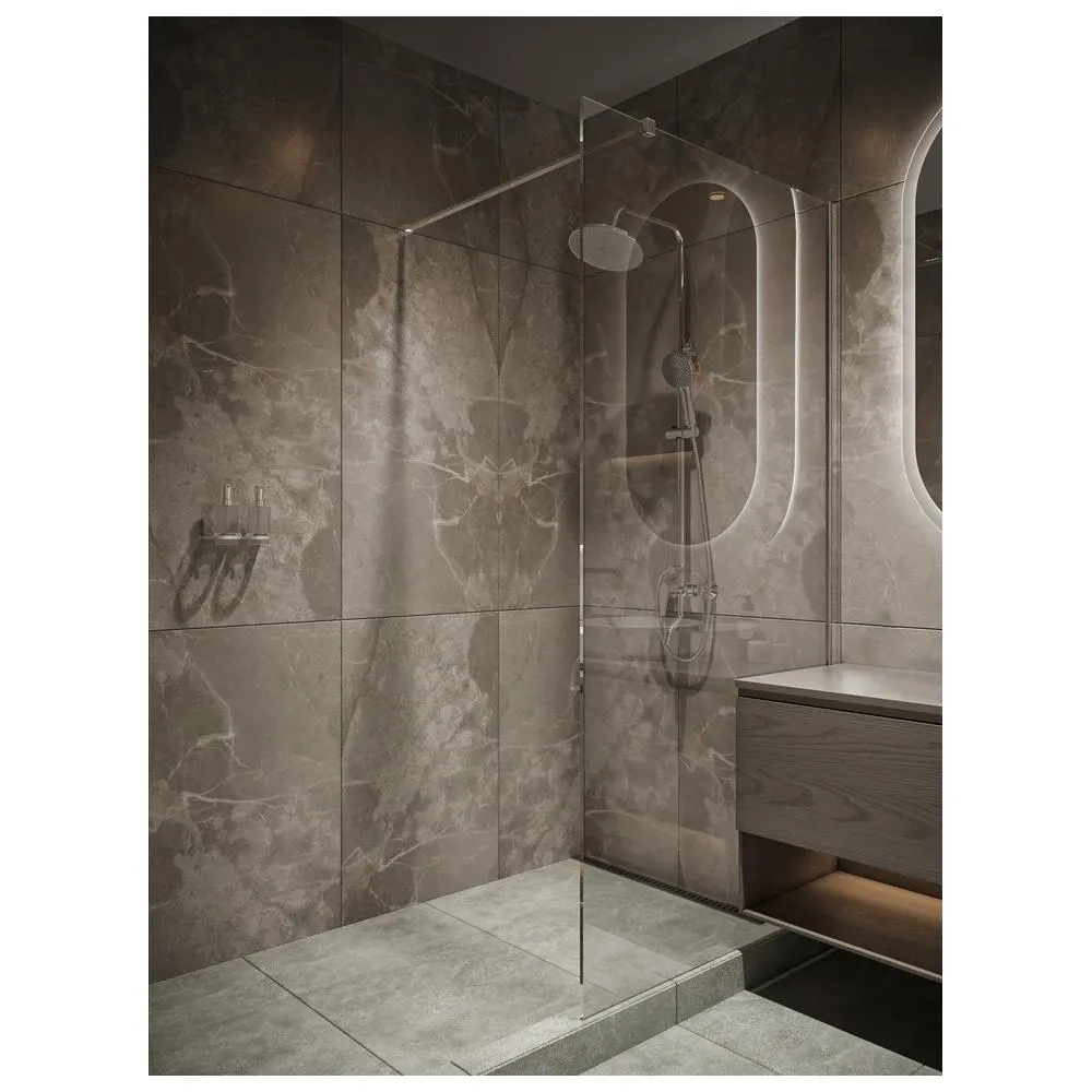 Душевая перегородка Knotlor WI100CG0C 100х200, хром