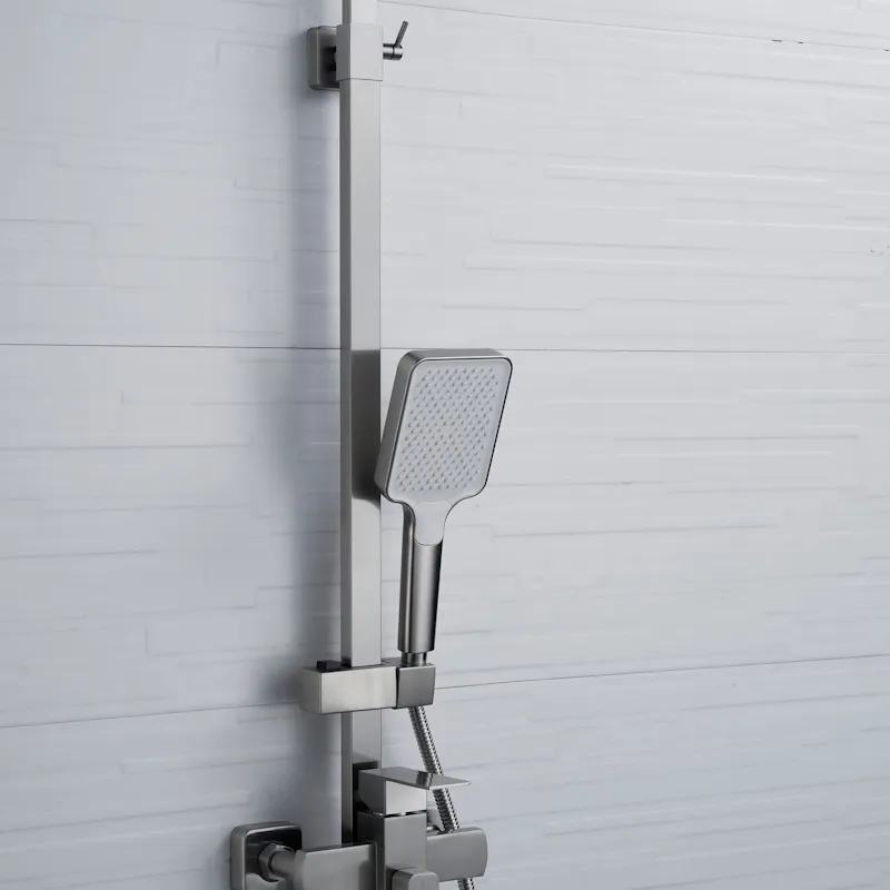 Душевая система Shevanik S7036L, сатин