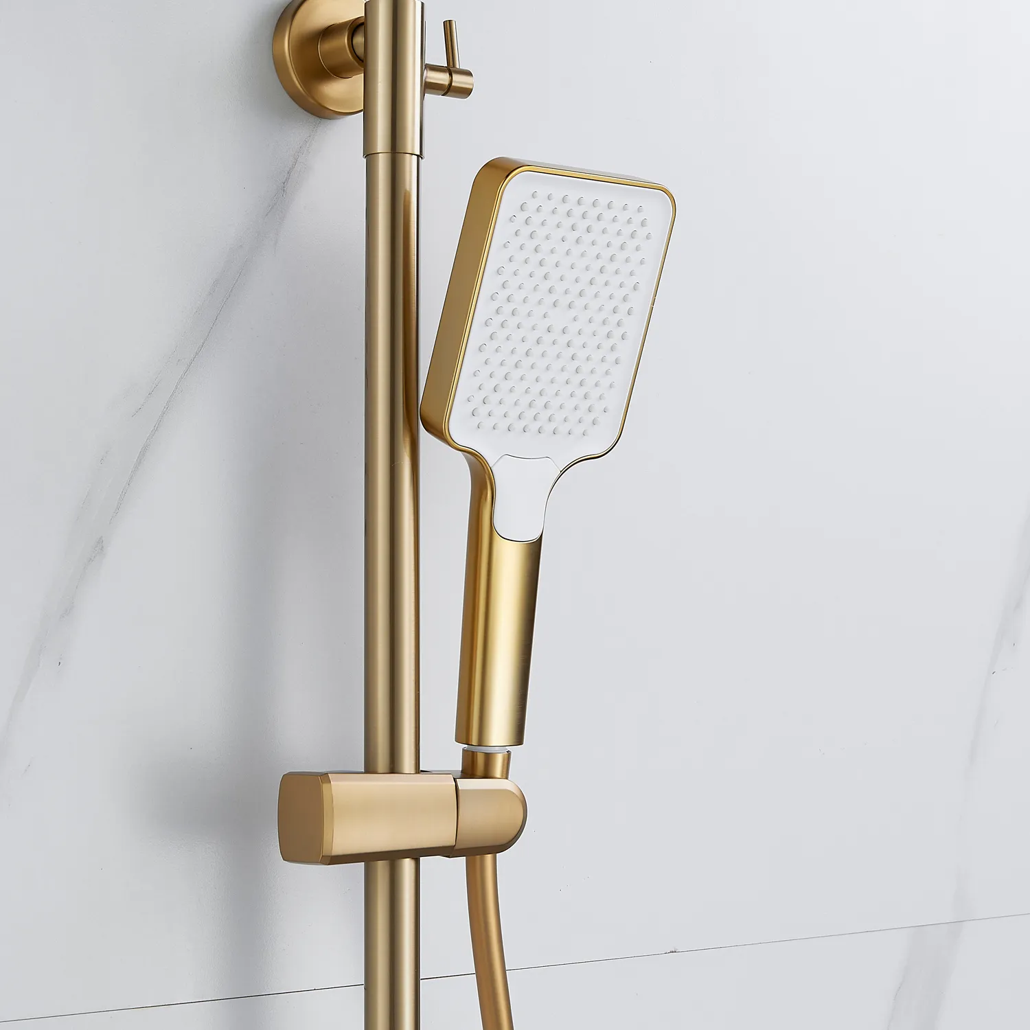 Душевая система Shevanik S4226G, золотой сатин