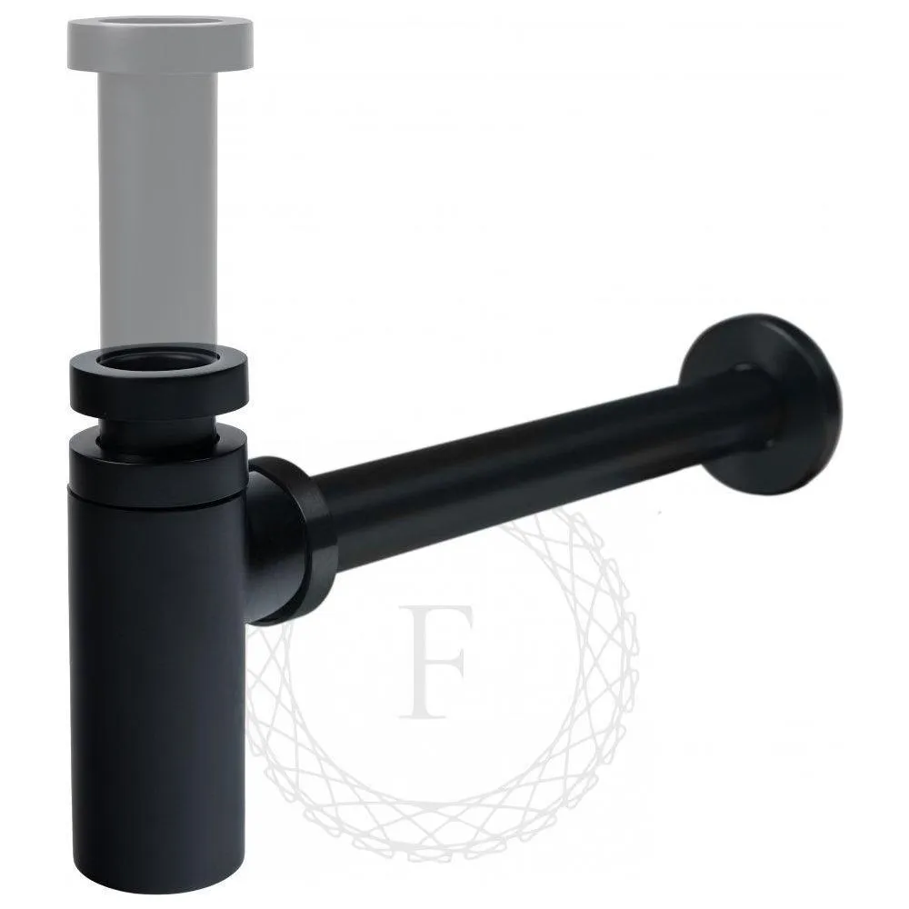 Сифон для раковины FILARETE FL70BL, черный