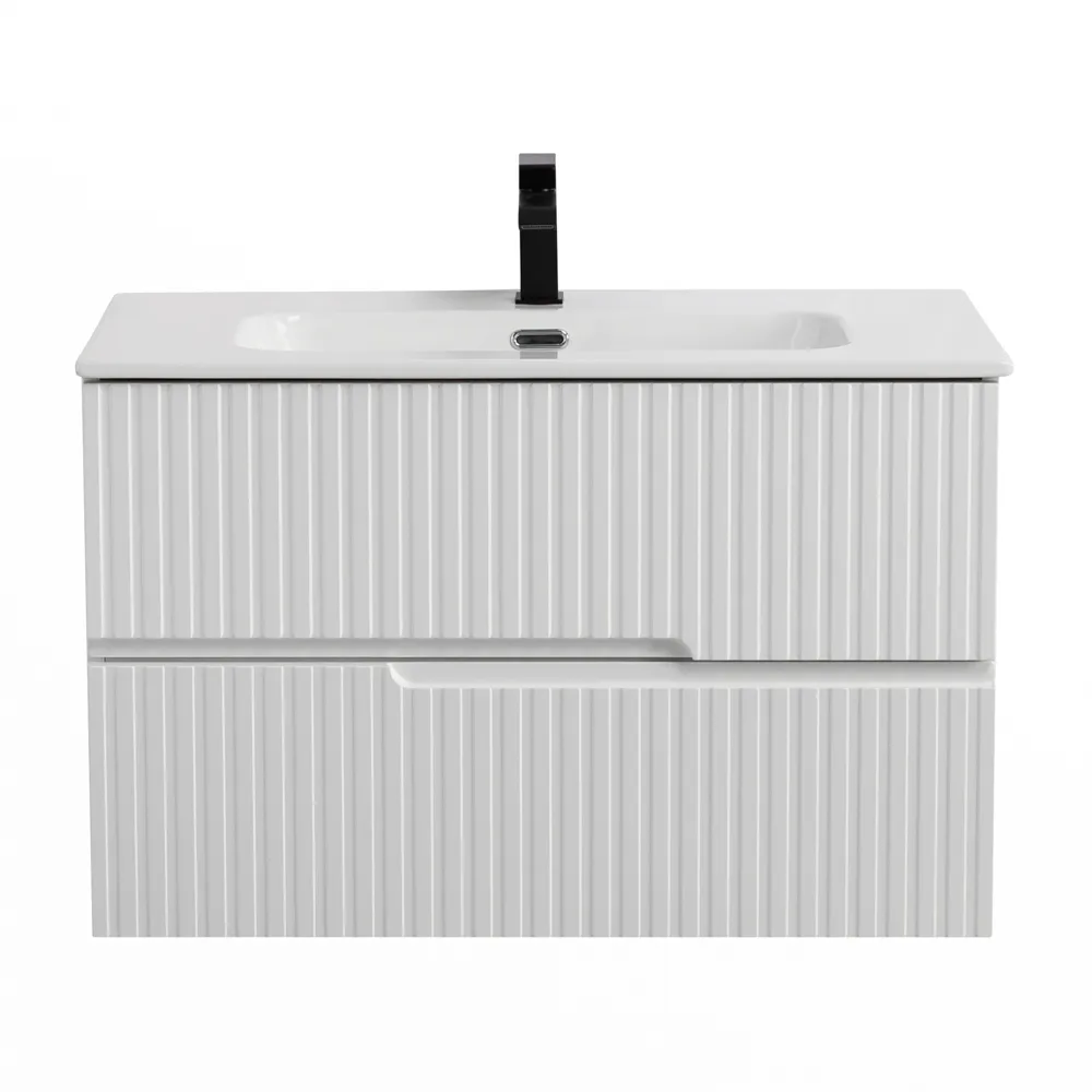 База под раковину подвесная Cezares Duet-N 900х457х500, Bianco Lucido (DUET-N-900-2C-SO-BL)