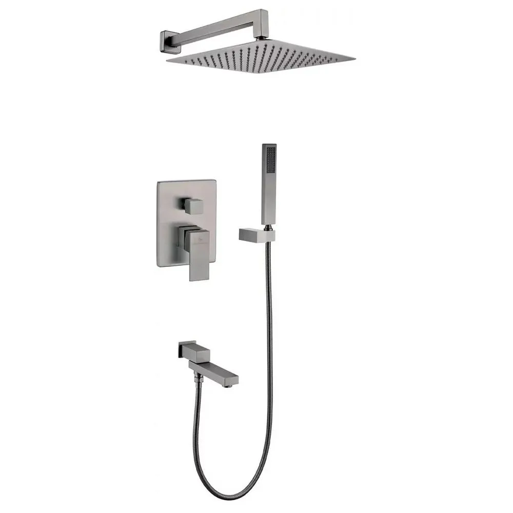 Душевая система встраиваемая Grocenberg GB5089BG-1, графит