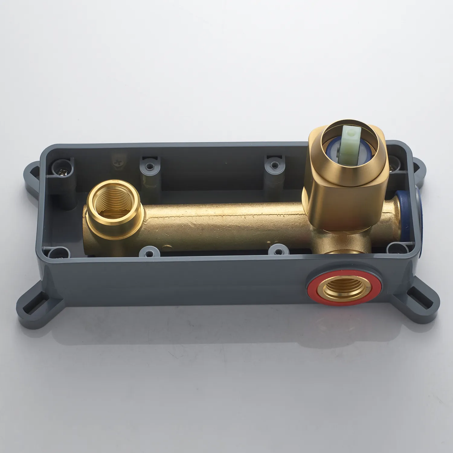 Смеситель для раковины встраиваемый Shevanik S9941G, золотой сатин