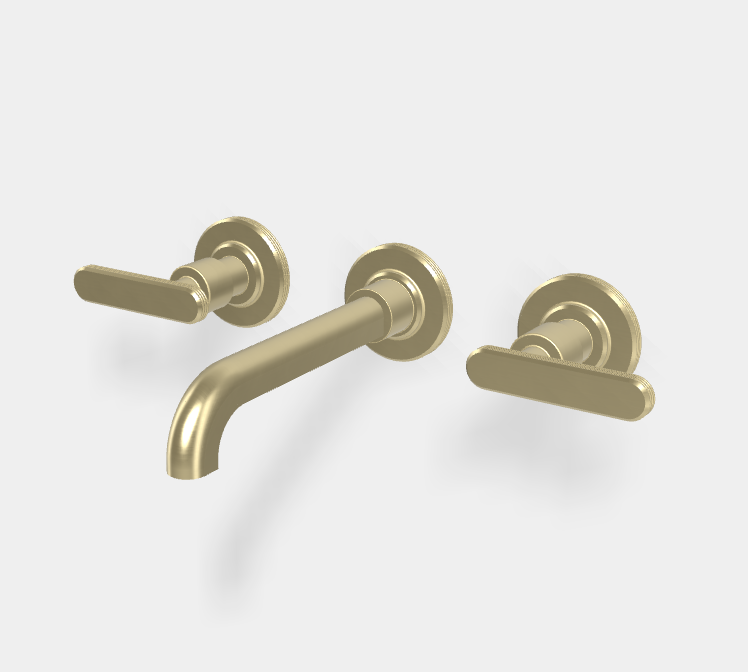 Смеситель для раковины Fima Carlo Frattini Park Lane, шампань брашированная (F1331L/5HS)