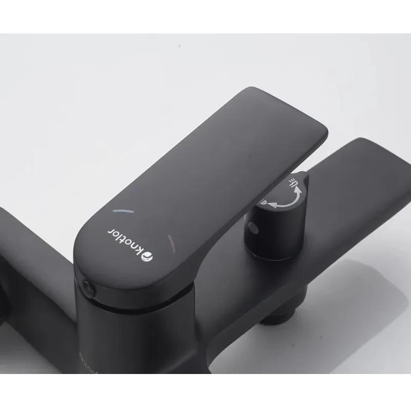 Смеситель для ванны Knotlor KN-71/BL, черный