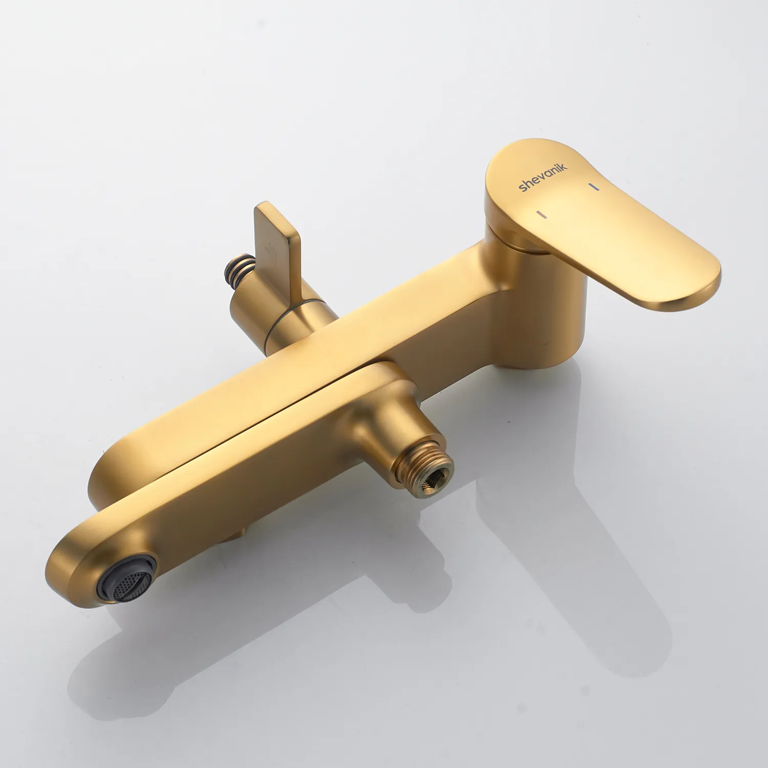 Душевая система Shevanik S4336G, золотой сатин