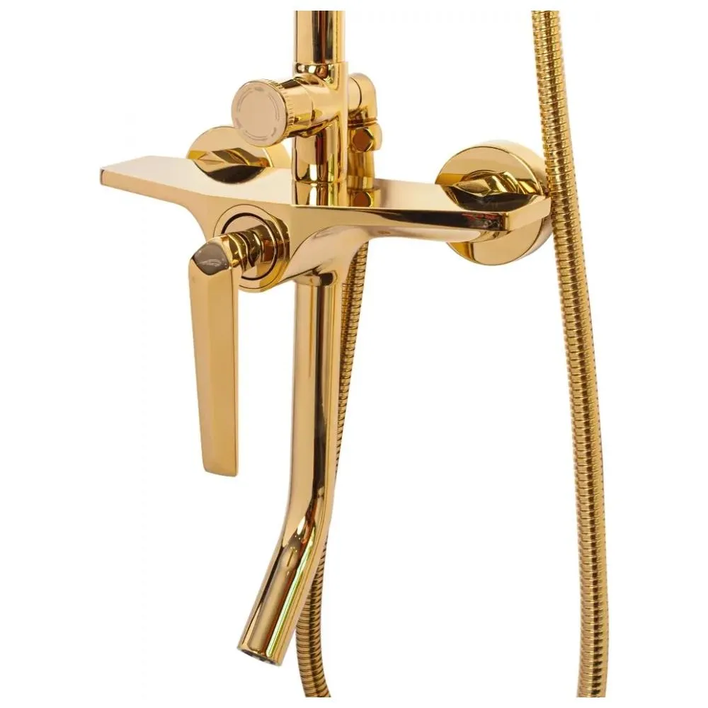 Душевая система Hansberge H5068GO, золото