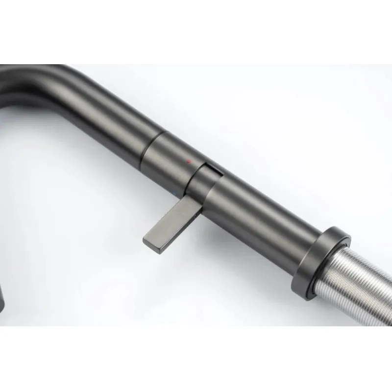 Cмеситель для раковины Knotlor SS-30/GM, оружейная сталь