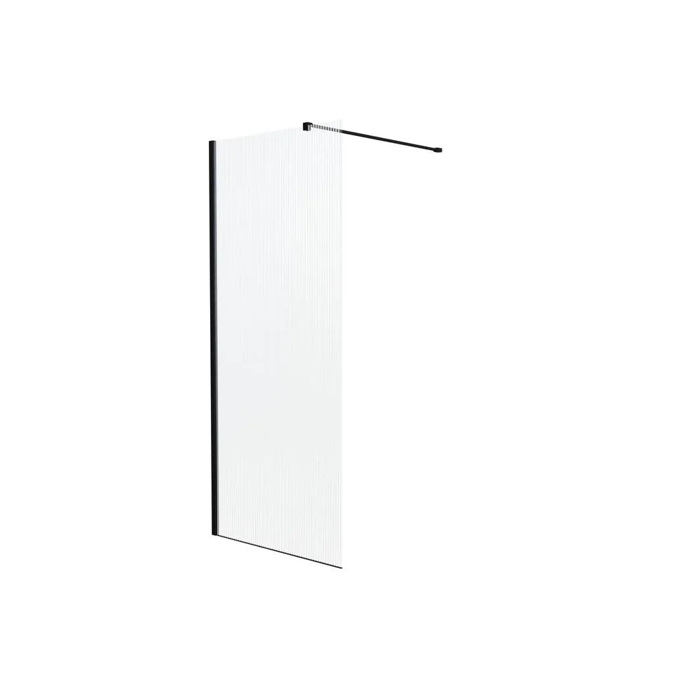 Душевая перегородка Knotlor WI090CG1BL 90х200, черный