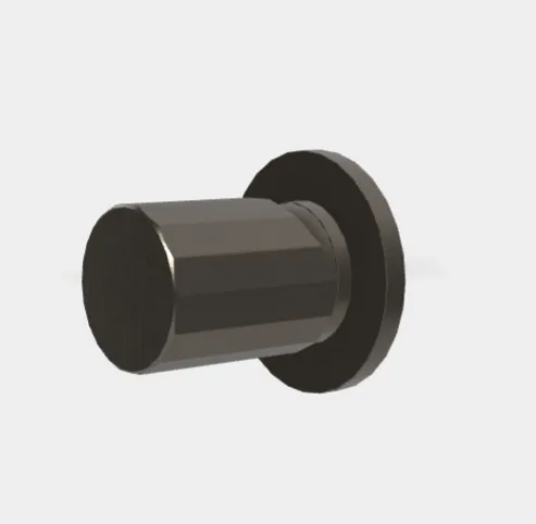 Смеситель для душа Fima Carlo Frattini Spillo Tech, V Collection, на 1 потребитель, хром черный брашированный (F3033TN1VCS)