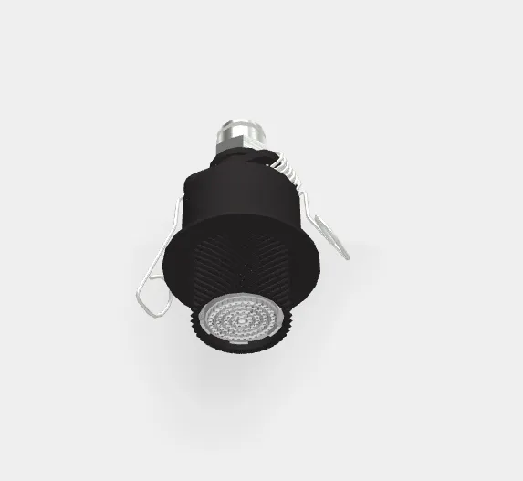 Микродуш Fima Carlo Frattini Waterdot, Texture G, скрытый с пружинным креплением, тип струи-дождь (Rain), черный матовый (F3710GRNS)