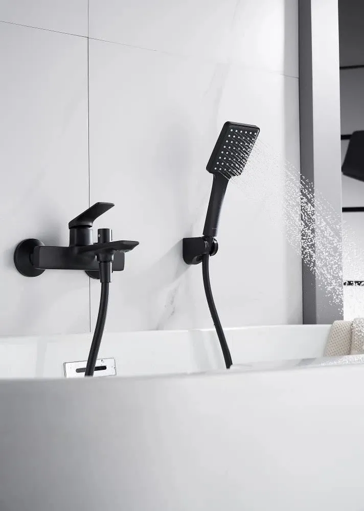 Смеситель для ванны Knotlor KN-71/BL, черный