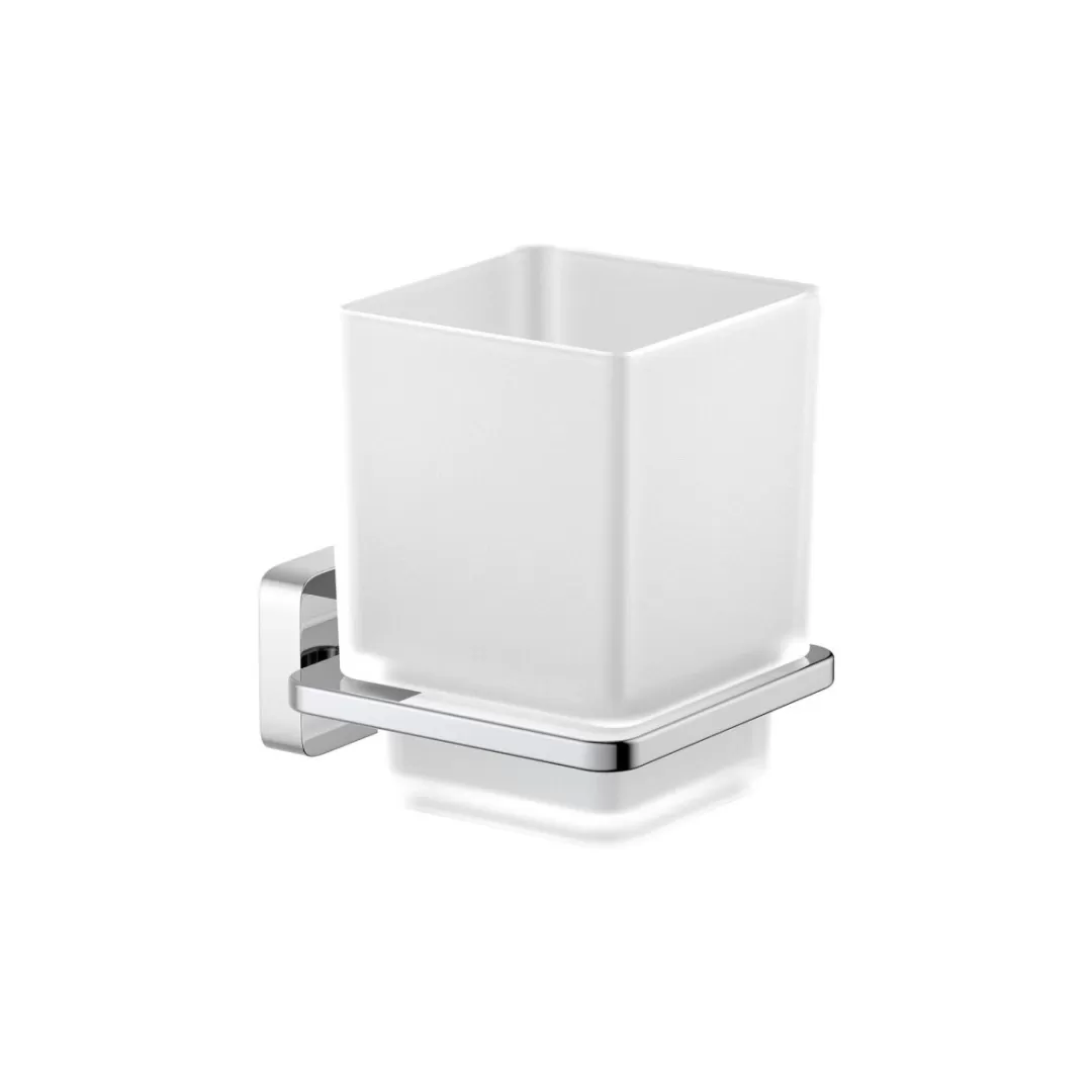 Стакан с держателем AQUATEK ЛИБРА, хром AQ4304CR