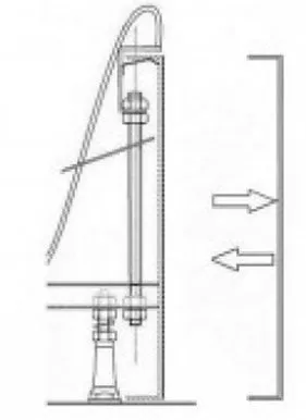 Крепление панели Ravak Sabina (B2E000001N)