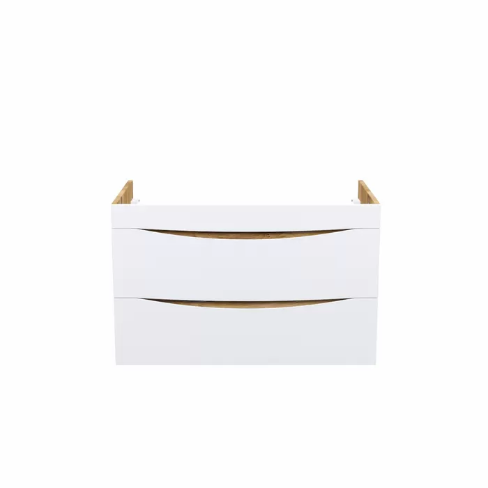 Тумба IDDIS подвесная 80 см белая/золотистый дуб Cloud (CLO80Y0i95)