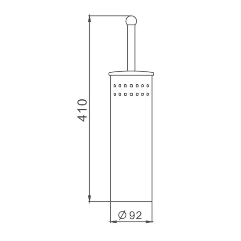 Ершик D-Lin D201402, хром