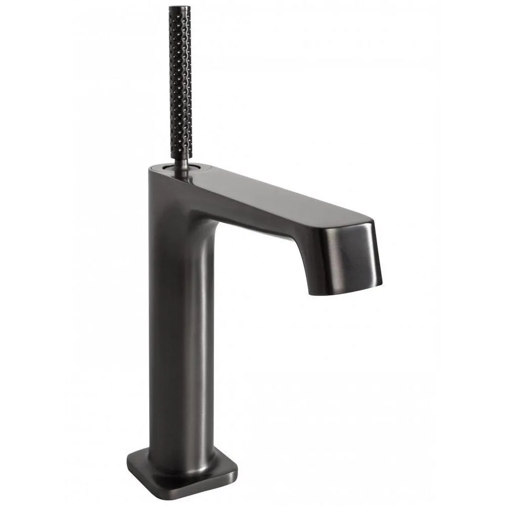 Смеситель для раковины Hansberge H1090BG, графит