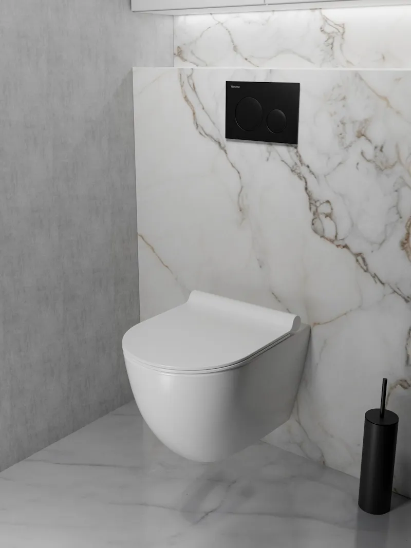 Клавиша смыва Knotlor BIS102BL, черный